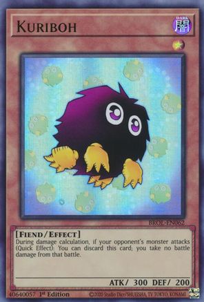 Kuriboh (BROL-EN062) - Brothers of Legend 1st Edition Brothers of Legend Yugioh Single  Squirtle Squad Card Shop.