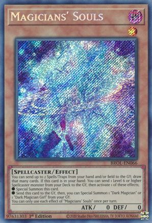 Magicians' Souls (BROL-EN066) - Brothers of Legend 1st Edition Brothers of Legend Yugioh Single  Squirtle Squad Card Shop.