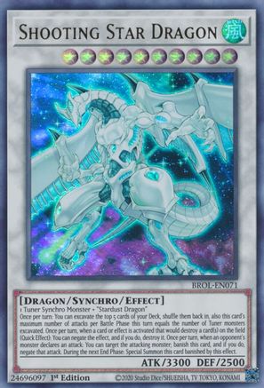 Shooting Star Dragon (BROL-EN071) - Brothers of Legend 1st Edition Brothers of Legend Yugioh Single  Squirtle Squad Card Shop.