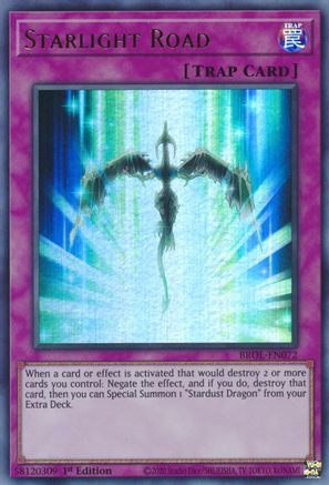 Starlight Road (BROL-EN072) - Brothers of Legend 1st Edition Brothers of Legend Yugioh Single  Squirtle Squad Card Shop.