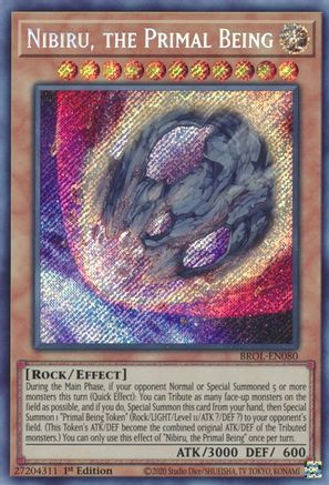 Nibiru, the Primal Being (BROL-EN080) - Brothers of Legend 1st Edition Brothers of Legend Yugioh Single  Squirtle Squad Card Shop.
