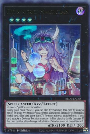 Downerd Magician (BROL-EN085) - Brothers of Legend 1st Edition Brothers of Legend Yugioh Single  Squirtle Squad Card Shop.