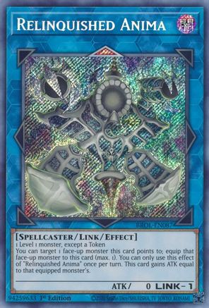 Relinquished Anima (BROL-EN087) - Brothers of Legend 1st Edition Brothers of Legend Yugioh Single  Squirtle Squad Card Shop.