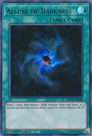 Allure of Darkness (BROL-EN088) - Brothers of Legend 1st Edition Brothers of Legend Yugioh Single  Squirtle Squad Card Shop.