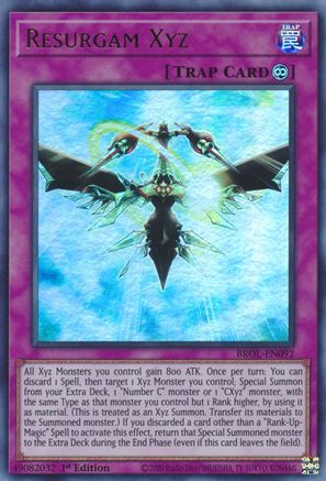 Resurgam Xyz (BROL-EN092) - Brothers of Legend 1st Edition Brothers of Legend Yugioh Single  Squirtle Squad Card Shop.