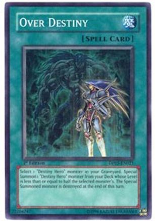 Over Destiny (DP05-EN021) - Duelist Pack 5: Aster Phoenix 1st Edition Duelist Pack 5: Aster Phoenix Yugioh Single  Squirtle Squad Card Shop.