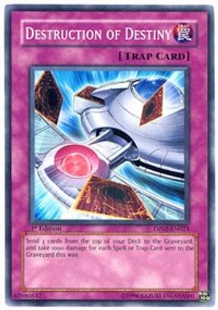 Destruction of Destiny (DP05-EN023) - Duelist Pack 5: Aster Phoenix 1st Edition Duelist Pack 5: Aster Phoenix Yugioh Single  Squirtle Squad Card Shop.