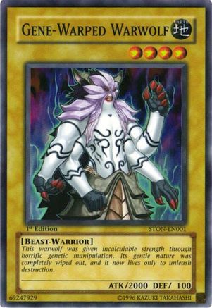 Gene-Warped Warwolf (STON-EN001) - Strike of Neos Unlimited Strike of Neos Yugioh Single  Squirtle Squad Card Shop.