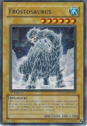 Frostosaurus (STON-EN002) - Strike of Neos Unlimited Strike of Neos Yugioh Single  Squirtle Squad Card Shop.