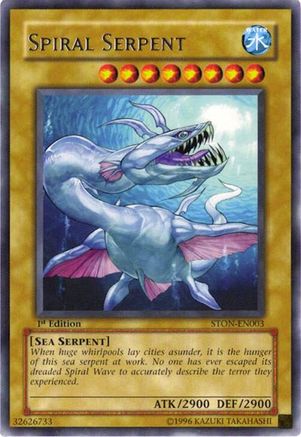 Spiral Serpent (STON-EN003) - Strike of Neos 1st Edition Strike of Neos Yugioh Single  Squirtle Squad Card Shop.