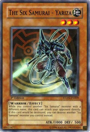 The Six Samurai - Yariza (STON-EN009) - Strike of Neos 1st Edition Strike of Neos Yugioh Single  Squirtle Squad Card Shop.