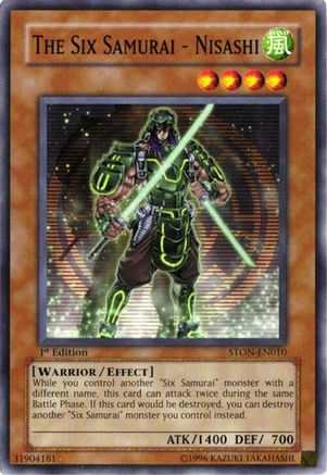 The Six Samurai - Nisashi (STON-EN010) - Strike of Neos Unlimited Strike of Neos Yugioh Single  Squirtle Squad Card Shop.