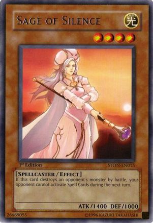 Sage of Silence (STON-EN015) - Strike of Neos 1st Edition Strike of Neos Yugioh Single  Squirtle Squad Card Shop.