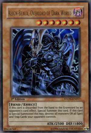 Reign-Beaux, Overlord of Dark World (STON-EN017) - Strike of Neos Unlimited Strike of Neos Yugioh Single  Squirtle Squad Card Shop.