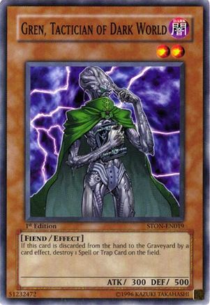 Gren, Tactician of Dark World (STON-EN019) - Strike of Neos Unlimited Strike of Neos Yugioh Single  Squirtle Squad Card Shop.