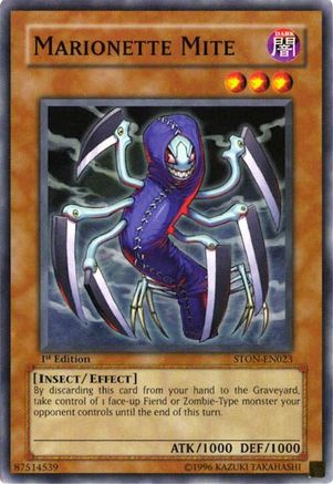 Marionette Mite (STON-EN023) - Strike of Neos Unlimited Strike of Neos Yugioh Single  Squirtle Squad Card Shop.