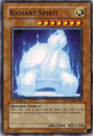 Radiant Spirit (STON-EN029) - Strike of Neos 1st Edition Strike of Neos Yugioh Single  Squirtle Squad Card Shop.