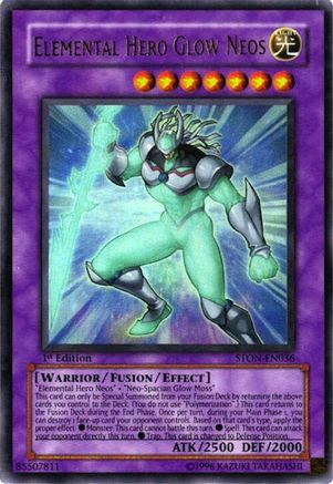Elemental Hero Glow Neos (STON-EN036) - Strike of Neos 1st Edition Strike of Neos Yugioh Single  Squirtle Squad Card Shop.