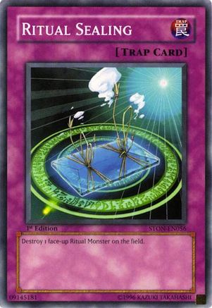 Ritual Sealing (STON-EN056) - Strike of Neos 1st Edition Strike of Neos Yugioh Single  Squirtle Squad Card Shop.