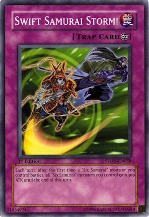 Swift Samurai Storm! (STON-EN058) - Strike of Neos 1st Edition Strike of Neos Yugioh Single  Squirtle Squad Card Shop.