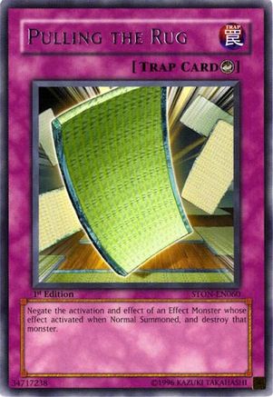Pulling the Rug (STON-EN060) - Strike of Neos 1st Edition Strike of Neos Yugioh Single  Squirtle Squad Card Shop.