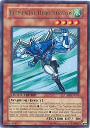 Elemental Hero Stratos (JUMP-EN012) - Shonen Jump Magazine Promos Limited Shonen Jump Magazine Promos Yugioh Single  Squirtle Squad Card Shop.