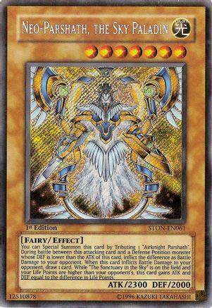 Neo-Parshath, The Sky Paladin (STON-EN061) - Strike of Neos Unlimited Strike of Neos Yugioh Single  Squirtle Squad Card Shop.