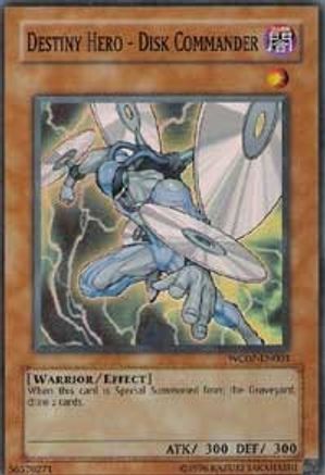 Destiny HERO - Disk Commander (WC07-EN003) - World Championship 2007 Limited World Championship 2007 Yugioh Single  Squirtle Squad Card Shop.