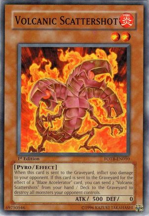 Volcanic Scattershot (FOTB-EN010) - Force of the Breaker Unlimited Force of the Breaker Yugioh Single  Squirtle Squad Card Shop.