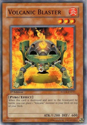 Volcanic Blaster (FOTB-EN011) - Force of the Breaker Unlimited Force of the Breaker Yugioh Single  Squirtle Squad Card Shop.