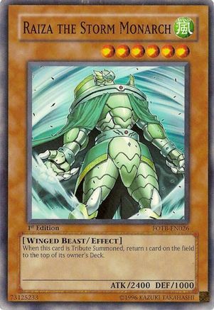 Raiza the Storm Monarch (FOTB-EN026) - Force of the Breaker Unlimited Force of the Breaker Yugioh Single  Squirtle Squad Card Shop.