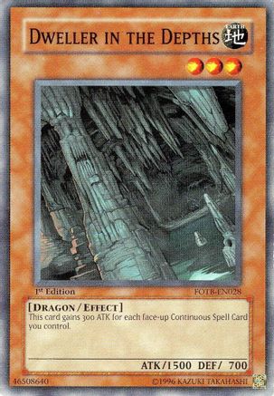 Dweller in the Depths (FOTB-EN028) - Force of the Breaker 1st Edition Force of the Breaker Yugioh Single  Squirtle Squad Card Shop.