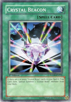 Crystal Beacon (FOTB-EN032) - Force of the Breaker 1st Edition Force of the Breaker Yugioh Single  Squirtle Squad Card Shop.