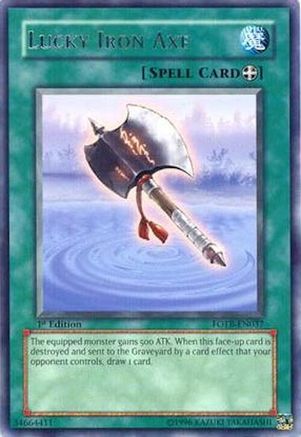 Lucky Iron Axe (FOTB-EN037) - Force of the Breaker Unlimited Force of the Breaker Yugioh Single  Squirtle Squad Card Shop.