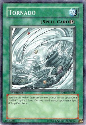 Tornado (FOTB-EN038) - Force of the Breaker 1st Edition Force of the Breaker Yugioh Single  Squirtle Squad Card Shop.