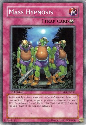 Mass Hypnosis (FOTB-EN058) - Force of the Breaker 1st Edition Force of the Breaker Yugioh Single  Squirtle Squad Card Shop.