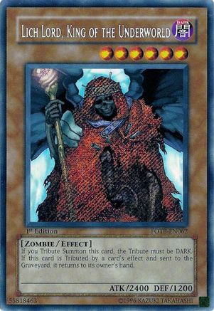 Lich Lord, King of the Underworld (FOTB-EN062) - Force of the Breaker Unlimited Force of the Breaker Yugioh Single  Squirtle Squad Card Shop.