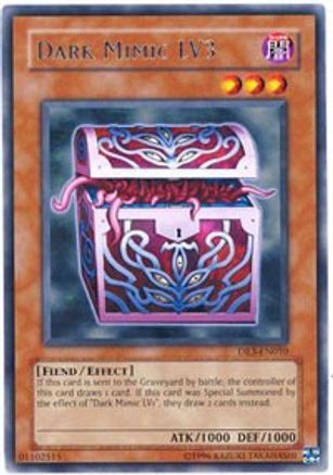 Dark Mimic LV3 (DR3-EN010) - Dark Revelation Volume 3 Unlimited Dark Revelation Volume 3 Yugioh Single  Squirtle Squad Card Shop.