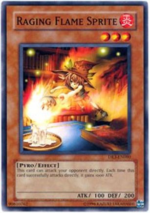 Raging Flame Sprite (DR3-EN080) - Dark Revelation Volume 3 Unlimited Dark Revelation Volume 3 Yugioh Single  Squirtle Squad Card Shop.