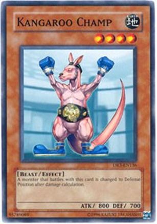 Kangaroo Champ (DR3-EN136) - Dark Revelation Volume 3 Unlimited Dark Revelation Volume 3 Yugioh Single  Squirtle Squad Card Shop.