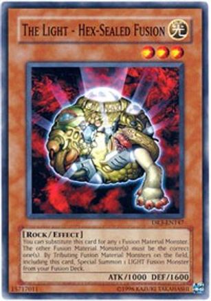 The Light - Hex-Sealed Fusion (DR3-EN147) - Dark Revelation Volume 3 Unlimited Dark Revelation Volume 3 Yugioh Single  Squirtle Squad Card Shop.
