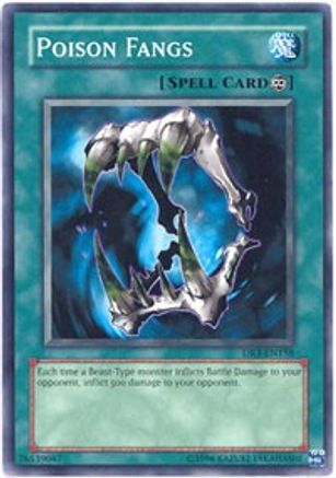 Poison Fangs (DR3-EN158) - Dark Revelation Volume 3 Unlimited Dark Revelation Volume 3 Yugioh Single  Squirtle Squad Card Shop.