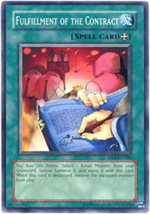 Fulfillment of the Contract (DR3-EN166) - Dark Revelation Volume 3 Unlimited Dark Revelation Volume 3 Yugioh Single  Squirtle Squad Card Shop.