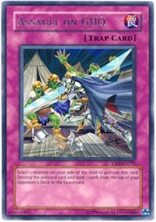 Assault on GHQ (DR3-EN176) - Dark Revelation Volume 3 Unlimited Dark Revelation Volume 3 Yugioh Single  Squirtle Squad Card Shop.