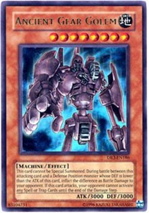 Ancient Gear Golem (DR3-EN186) - Dark Revelation Volume 3 Unlimited Dark Revelation Volume 3 Yugioh Single  Squirtle Squad Card Shop.