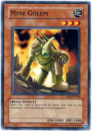 Mine Golem (DR3-EN198) - Dark Revelation Volume 3 Unlimited Dark Revelation Volume 3 Yugioh Single  Squirtle Squad Card Shop.
