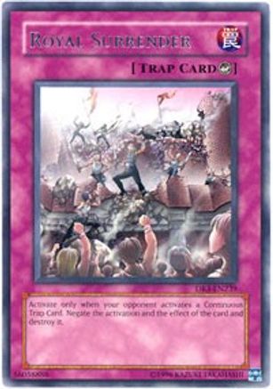 Royal Surrender (DR3-EN239) - Dark Revelation Volume 3 Unlimited Dark Revelation Volume 3 Yugioh Single  Squirtle Squad Card Shop.