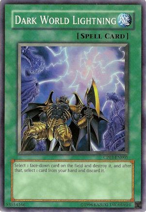 Dark World Lightning (CP03-EN005) - Champion Pack 3 Unlimited Champion Pack 3 Yugioh Single  Squirtle Squad Card Shop.