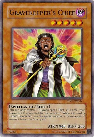 Gravekeeper's Chief (CP03-EN016) - Champion Pack 3 Unlimited Champion Pack 3 Yugioh Single  Squirtle Squad Card Shop.
