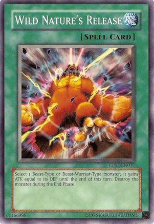 Wild Nature's Release (CP03-EN017) - Champion Pack 3 Unlimited Champion Pack 3 Yugioh Single  Squirtle Squad Card Shop.